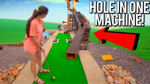 They Built A Crazy Mini Golf Hole In One Machine! - Part ...