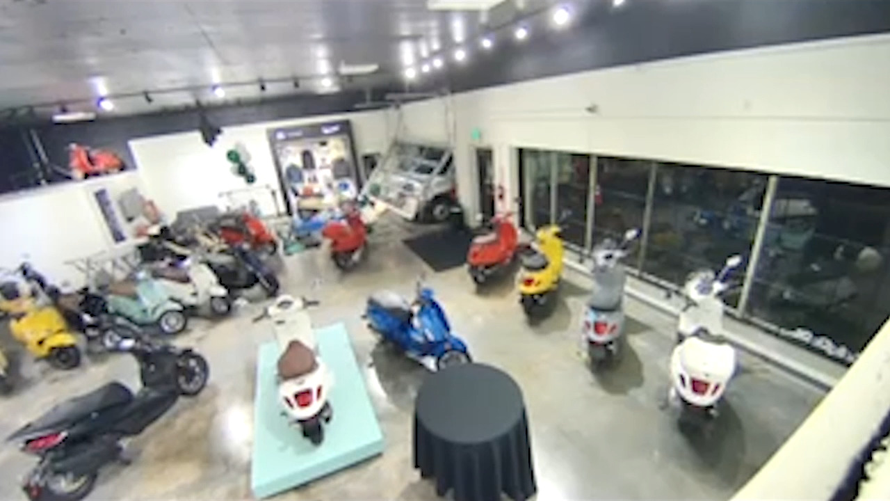 UHaul van crashes through South Sound Scooters News