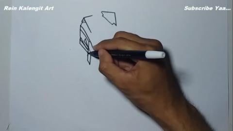 Drawing Graffiti letter Z