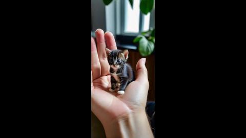 Tiny Little Baby Cats Meowing (shorts)