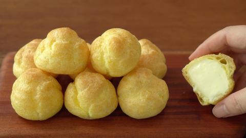 Cream Puffs(Choux Cream) Recipe _ Choux Pastry _ Dessert ...