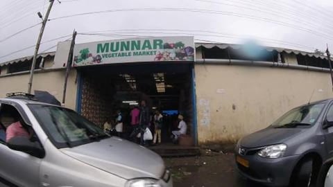 Munnar Town On A Rainy Day 