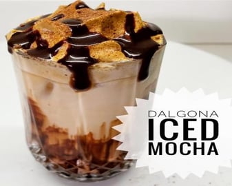 DALGONA Iced Mocha | Whipped Coffee | Trending Lockdown F...