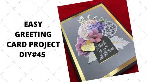 EASY GREETING CARD PROJECT DIY#45