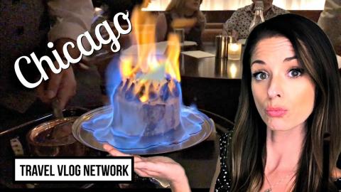 MY CAKE CAUGHT ON FIRE IN CHICAGO- USA TRAVEL
