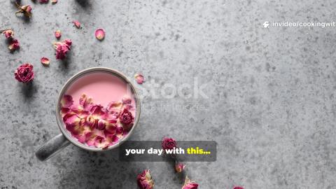 Edible Flower Lattes - This Latte Is Almost Too Beautiful...
