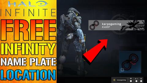 Halo Infinite: FREE RARE "INFINITY" Name Plate! How To Un...