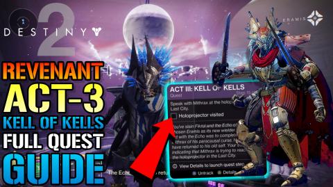 Destiny 2: Revenant Act 3 "Kells Of Kells" FULL QUEST Gui...