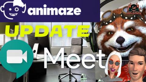 How to use Animaze and Google Meet new method