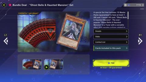 Yu-Gi-Oh! Master Duel opening ghost belle & haunted mansi...