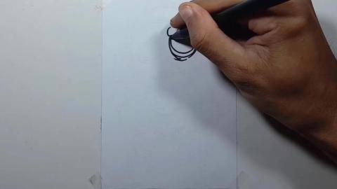 Drawing poor man zombie graffiti shorts