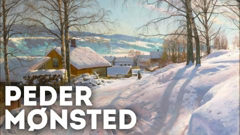Paintings by Peder Mønsted