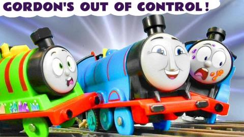 Can Thomas The Train stop out of control Gordon ?