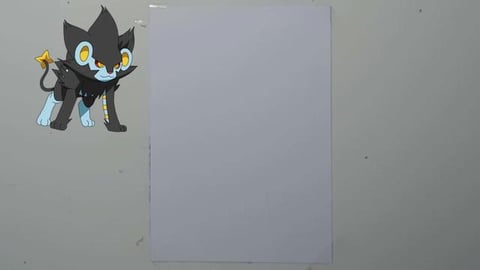 Drawing Pokemon LUXRAY 