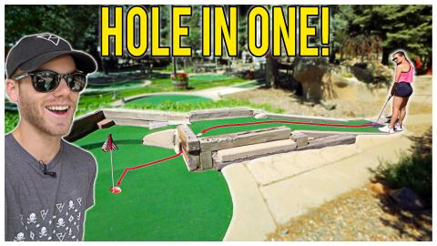 Back To Back Mini Golf Hole In One and Crazy Putts! - Par...