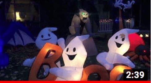 A Magical Halloween in the Fog and rain