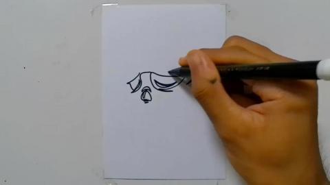 Drawing Grafiti tipsy skull cartoon shorts