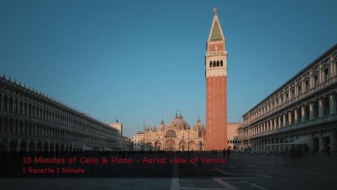 Aerial view of Venice at "St Mark's Square" - 10 Minutes ...