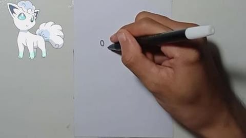 Drawing Pokemon VULPIX ALOLA