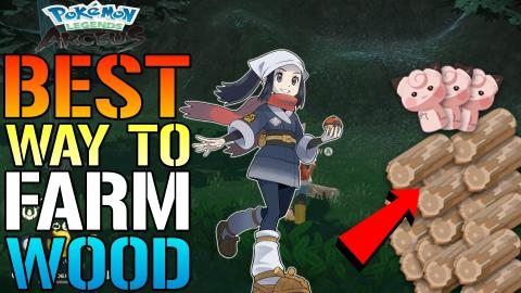 Pokémon Legends: Arceus The BEST Place To FARM For "WOOD...