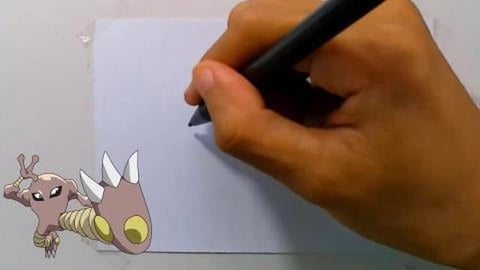 Drawing pokemon hitmonlee #shorts