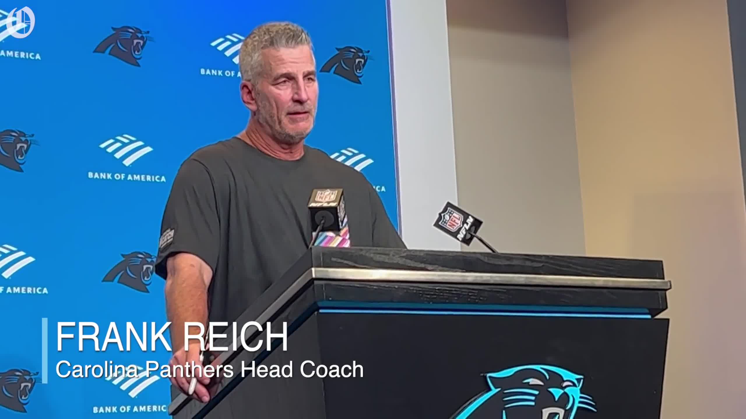 Frank Reich talks Bryce Young fumble in Carolina Panthers loss