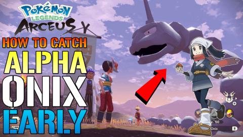 Pokemon Legends Arceus: How To Catch ALPHA ONIX! Early In...