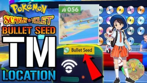 Pokemon Scarlet & Violet Ground "BULLET SEED" TM! Where T...