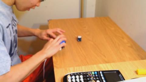 1x1 Rubik's Cube solve- 0.02 seconds