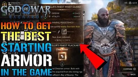 God Of War: Ragnarok! How To Get The BEST Starting ARMOR ...