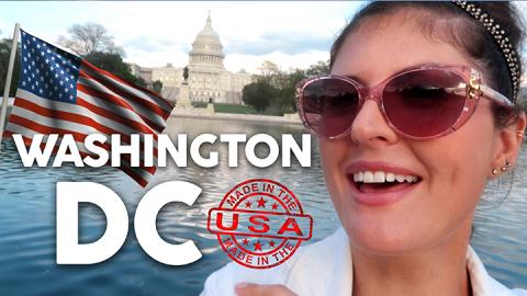 WASHINGTON DC TOUR // VLOG Day in the USA!