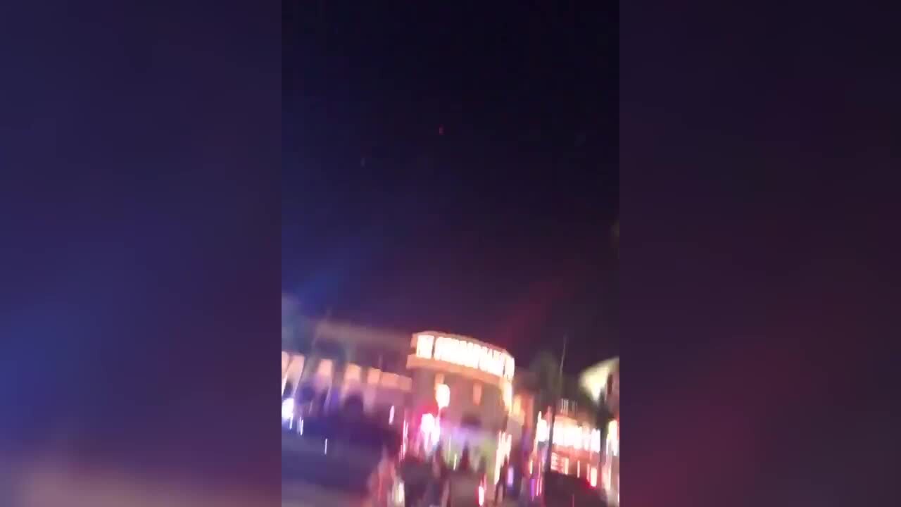 Scene outside of Dolphin Mall after reports spread of a possible