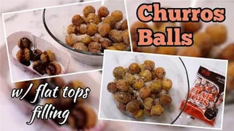CHURROS FLAT TOPS BALLS (pang negosyo) _ Pinoy Food _ Tas...