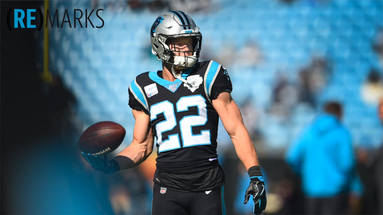 McCaffrey scores 3 TDs as Panthers defeat Titans 30-20