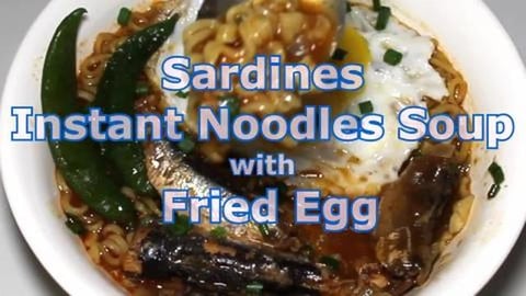 Ginisang Sardinas at Noodles with egg | Filipino lutong b...