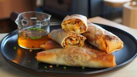 Filipino Vegetable Lumpia | Vegetable Spring Rolls Recipe...