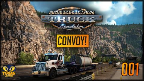 American Truck Simulator - Convoy - Our first delivery!!!...