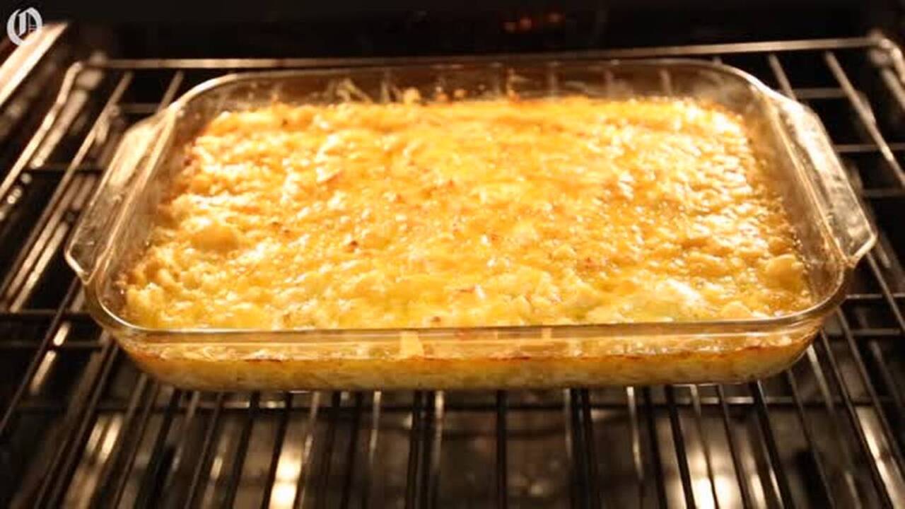 Exceptional mac and cheese makes noises after it leaves the oven