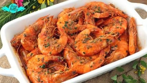 SHRIMP IN CHILI CRAB SAUCE