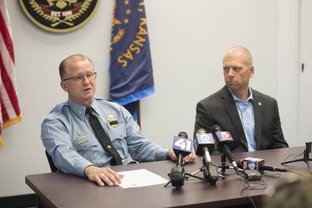 KCK police brief the media about slain Detective Brad Lancaster ...