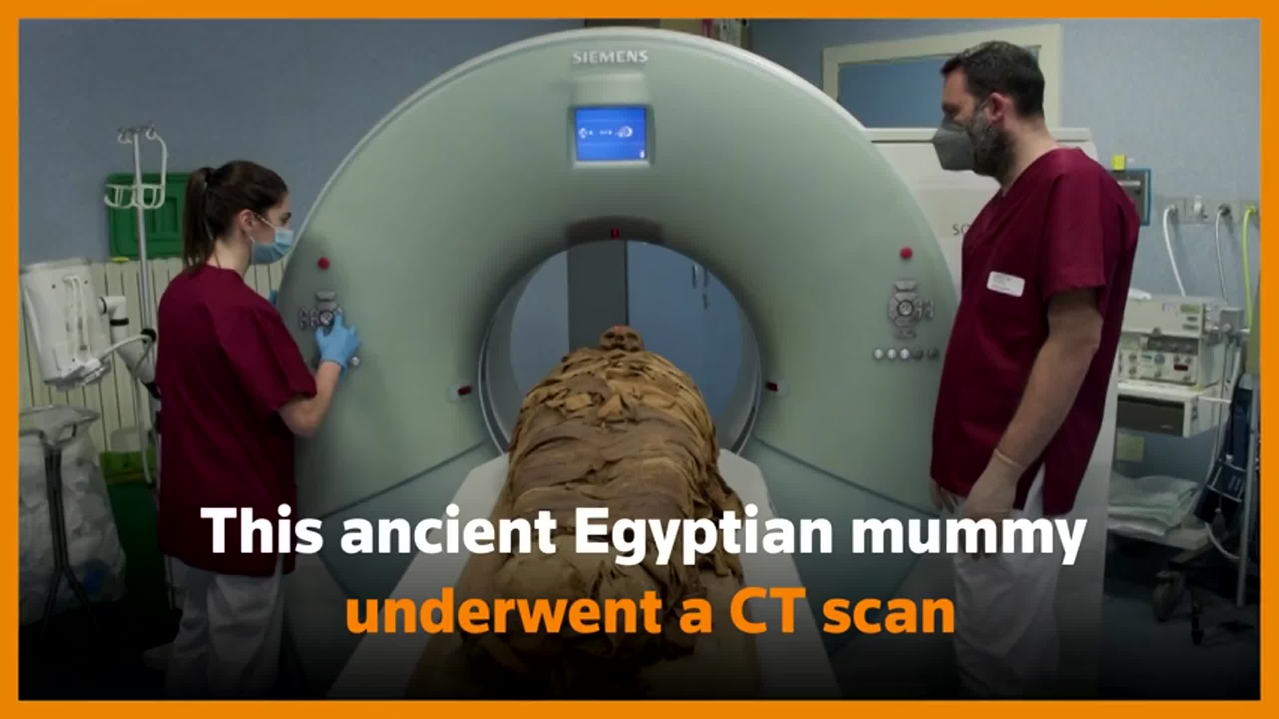 Italian hospital uses CT scan on an Egyptian mummy