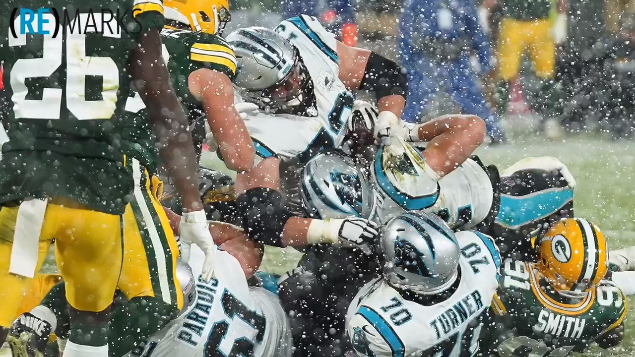 McCaffrey stopped just shy of end zone as Packers beat Panthers in snow, 24- 16