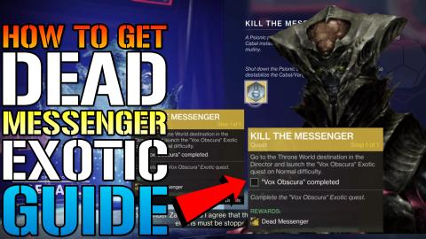 Destiny 2_ Kill The Messenger EXOTIC QUEST! How To Get It...