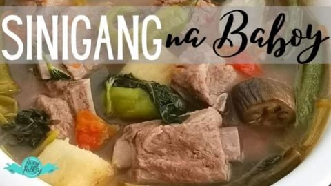 SINIGANG NA BABOY (PORK SINIGANG)