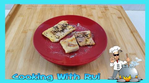 Folded Bread With Chocolate -  Kids Dessert