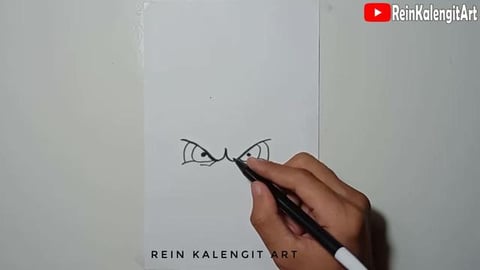 Drawing Grafity fire baseball character