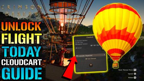 Crimson Desert: "Cloudcart" FLYING MOUNT Guide! How To Ge...