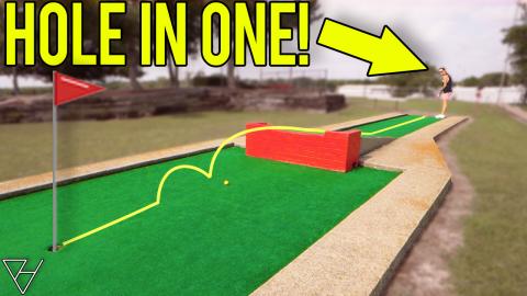 Our Best Mini Golf Hole In Ones Ever!? - Part 1