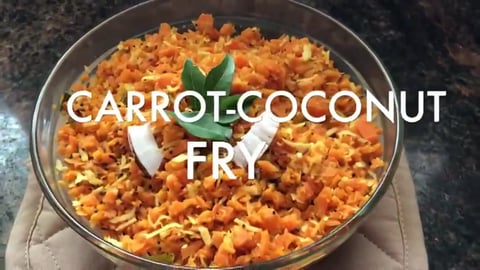 CARROT-COCONUT FRY || BY BB CHEF