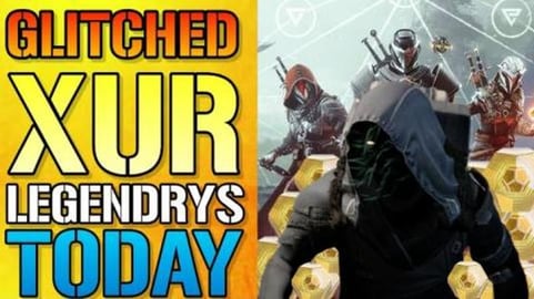 Destiny 2: Glitched XUR Is Back In The Tower! Legendary W...